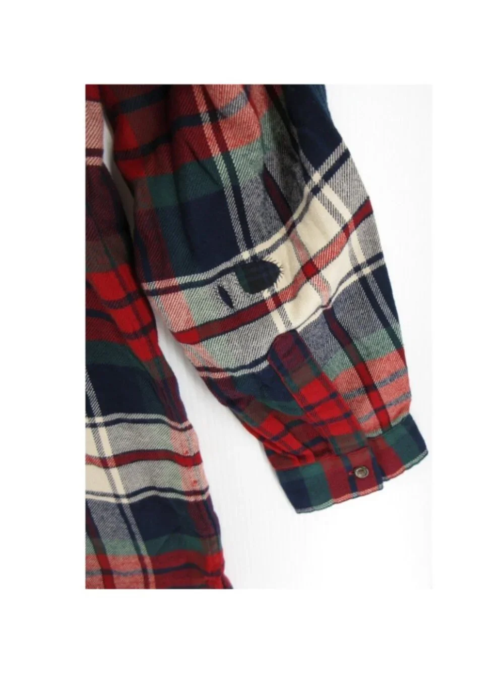 Polo Ralph Lauren Shirt XXL Flannel Loop Collar Plaid Classic Heritage